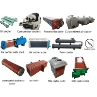 Nucleo postrefrigeratore intercooler industriale